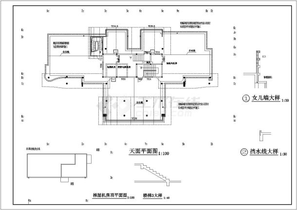 某地区珠江花园住宅楼平面设计图纸-图一