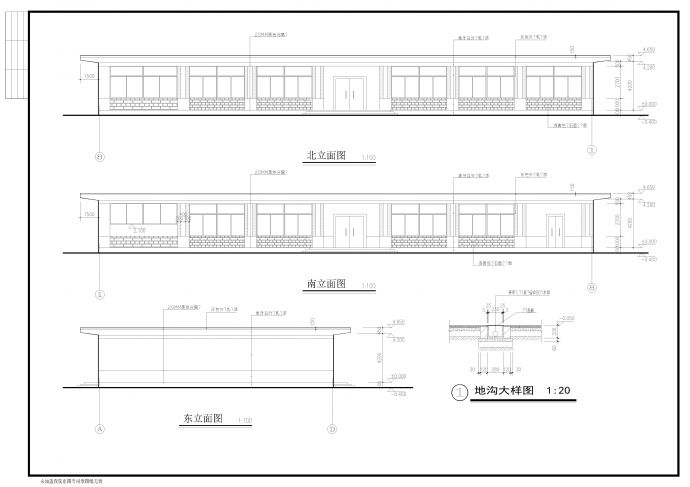 CAD图纸设计餐厅设计建筑图_图1