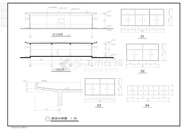 CAD图纸设计餐厅设计建筑图-图二