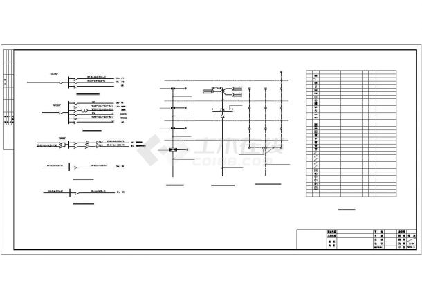 某卫生服务中心电气设计施工CAD图-图一