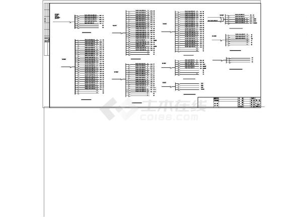 某卫生服务中心电气设计施工CAD图-图二