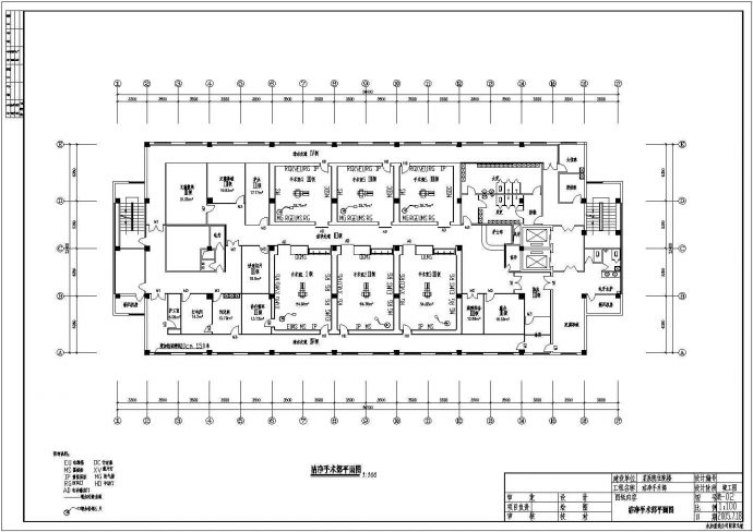 某医院住院楼手术部电气设计施工CAD图_图1
