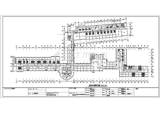 某地方医院综合楼电气设计施工CAD图-图二