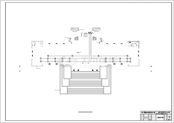 某地区公共建筑电气cad施工设计方案图-图二