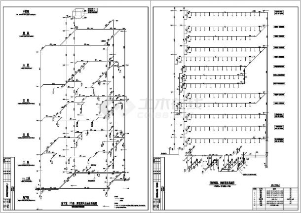 某大型娱乐场所建筑全套消防给排水图-图一