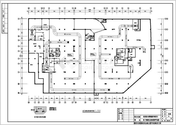 广州市高层综合楼暖通空调工程施工图-图一