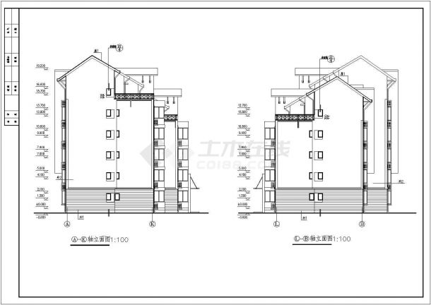 某地区太阳城26号楼建筑全套设计施工图-图一