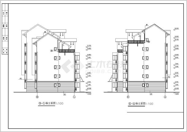 某地区太阳城26号楼建筑全套设计施工图-图二