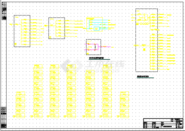 某企业设备控制cad平面设计图纸全套-图二