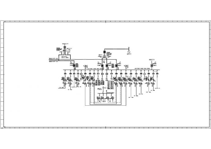 某电厂6KV接线图施工电气专业CAD施工图_图1