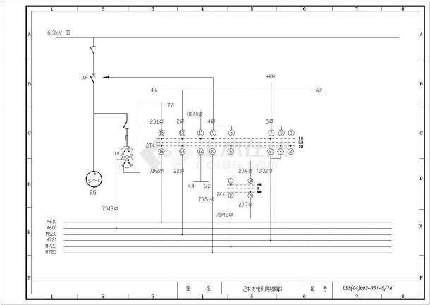 水电站综合自动化系统工程同期cad施工图纸-图二