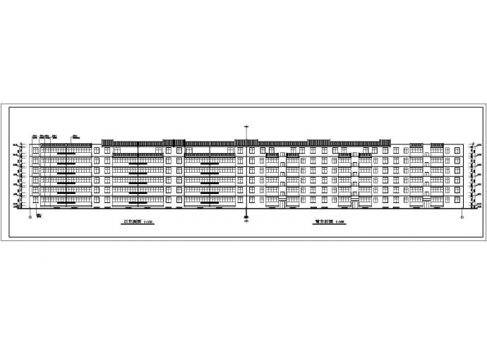 某六层住宅楼建筑施工全部cad设计图 _图1