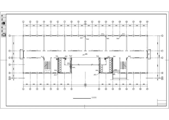整套小学教学楼给排水系统cad施工图_图1