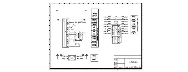6KV电动机接线电气设计施工CAD图-图一