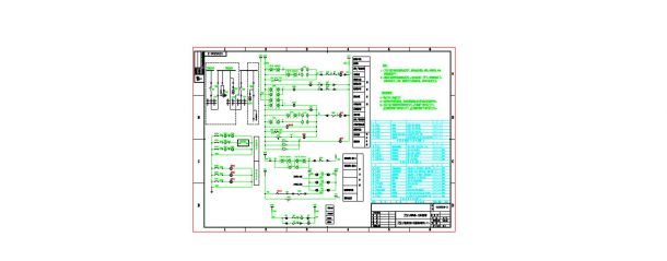 某电站35KV配电成套CAD施工图纸-图二