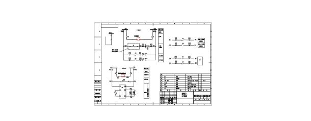75t炉高压柜配电接线设计施工图-图一