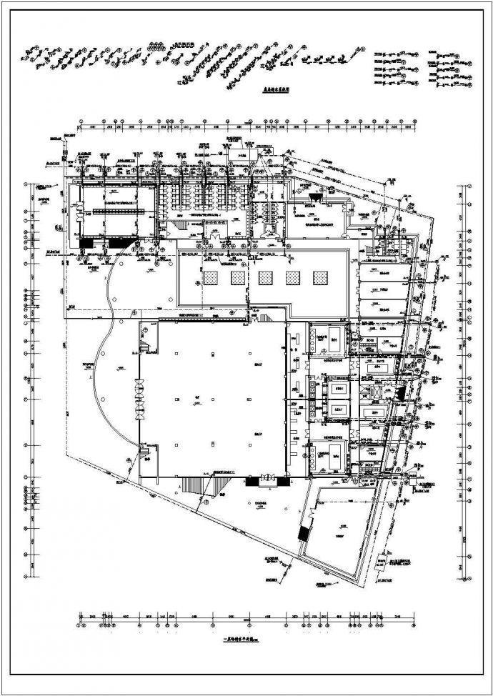 学校3层食堂及浴室给排水设计施工图_图1