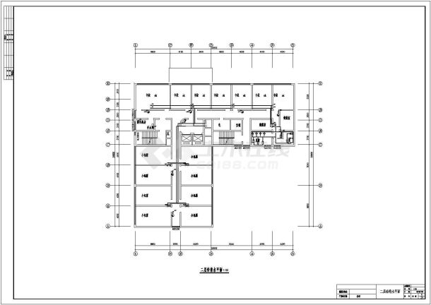 九层旅游宾馆给排水全套设计施工图纸-图二