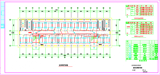 某地区拐磨子宿舍楼电气cad图纸-图二