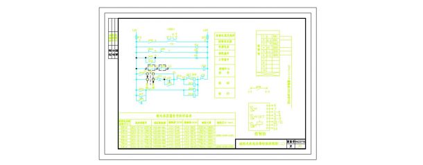 常用标准电气控制设计施工CAD原理图-图一