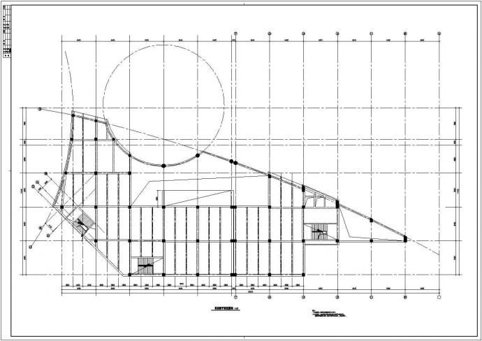 一套4层住宅楼建筑框架结构设计图纸_图1