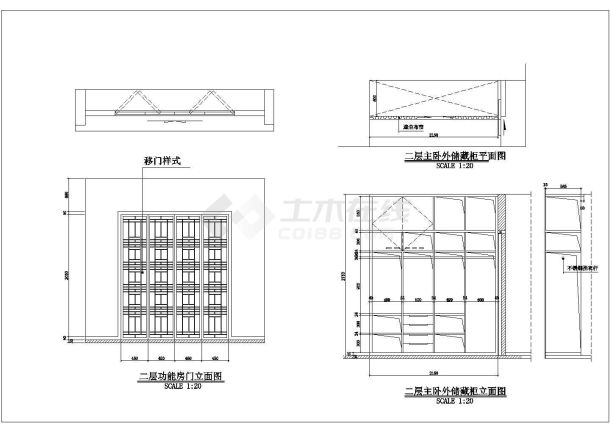 某地二层中式家居装修设计规划施工图-图一