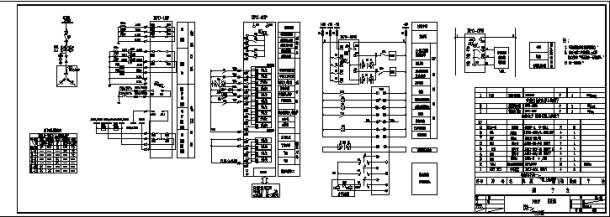 某站配电所系统配电cad设计图纸-图一