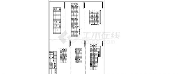 某配电所高压原理设计施工CAD图纸-图一