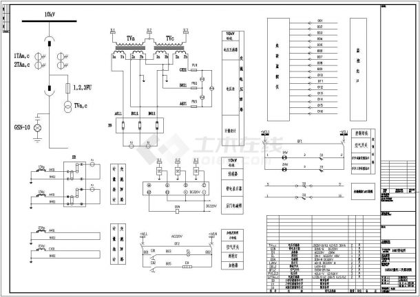 东和光电中设计施工CAD原理图纸-图二