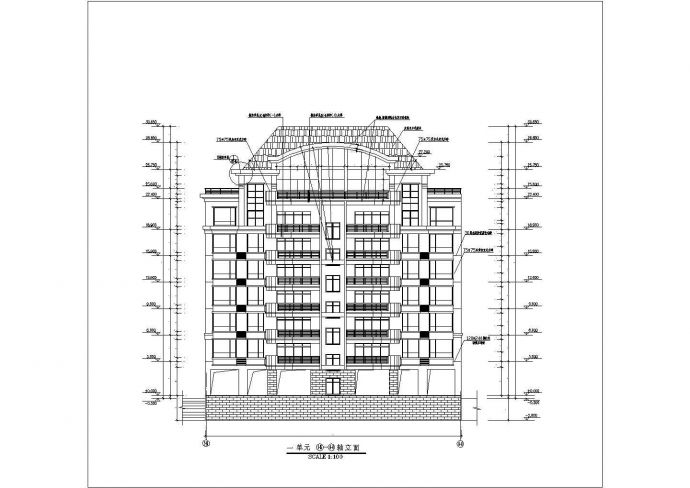 某地区房型较好的小高层建筑施工设计图_图1