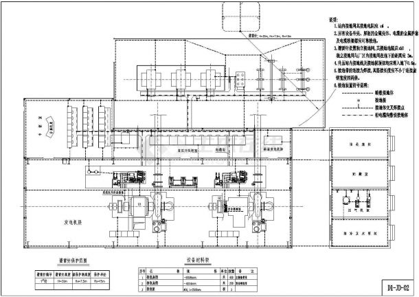 某工程小水电站机电全套cad设计图纸-图二