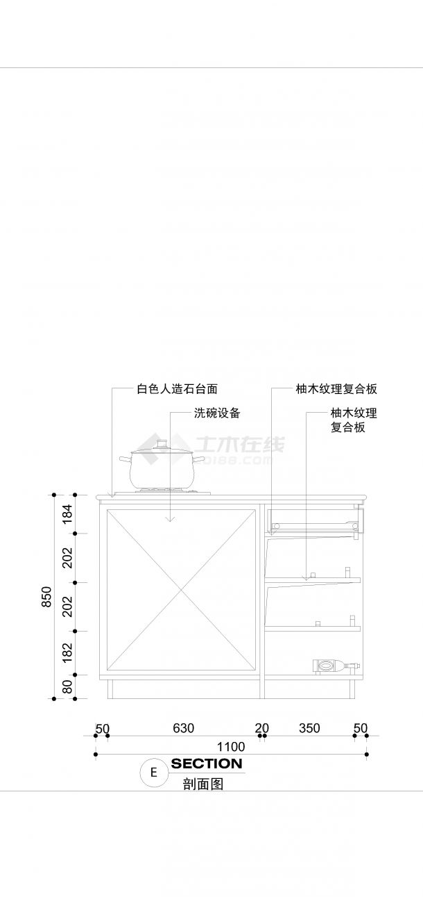 最新整理图库室内建筑设计装潢厨卫整体图块CAD-图二