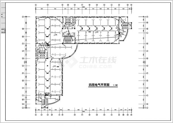 某五层办公楼电气施工图（含设计说明）-图二