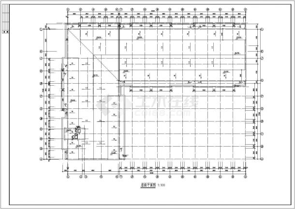 某六层宿舍楼建筑方案cad设计图 -图一