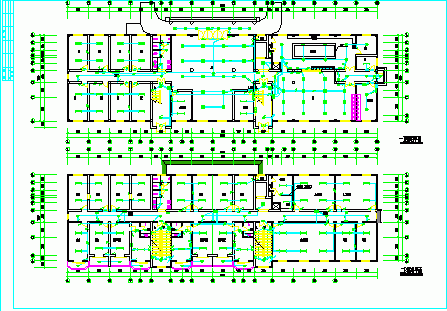某公司住宿楼电气CAD设计施工图纸-图一
