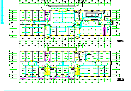 某公司住宿楼电气CAD设计施工图纸_图1