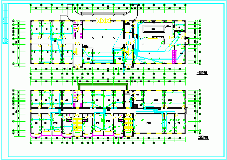某公司住宿楼电气CAD设计施工图纸-图二