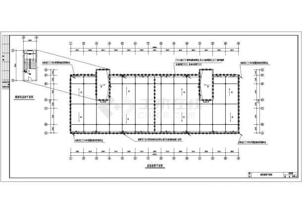 某工厂宿舍楼电气设计方案CAD图纸-图二