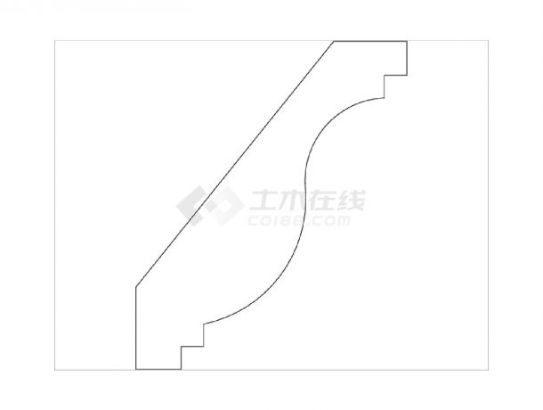 角线剖面图库家具室内装潢家装施工图-图二