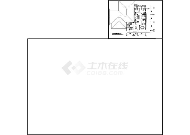 上海会所建筑结构施工全套方案设计图-图一