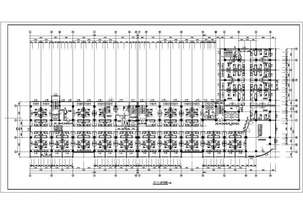 十三层综合楼建筑结构施工全套方案设计图-图二