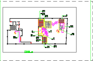 专业别墅庭院绿化CAD设计施工图_图1