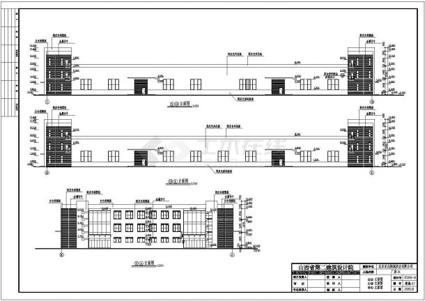 某单层工业厂房建筑设计施工图（共6张）-图一