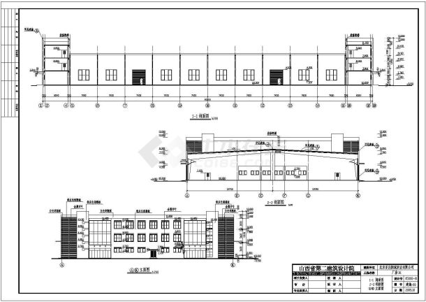 某单层工业厂房建筑设计施工图（共6张）-图二