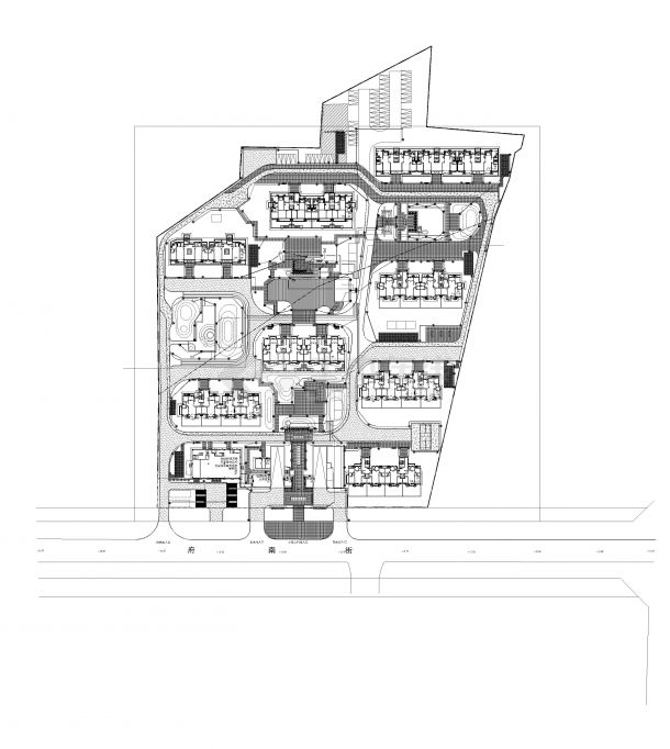 用于住宅项目的室外景观电气图参考-图二