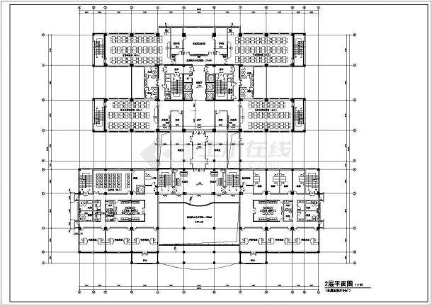 中国某地药大研究生实验楼建筑设计施工方案-图二