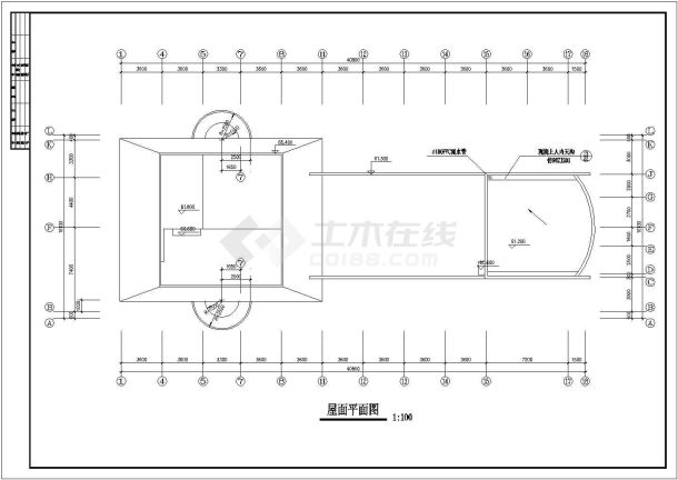 某大型医院全套建筑设计施工方案图-图二