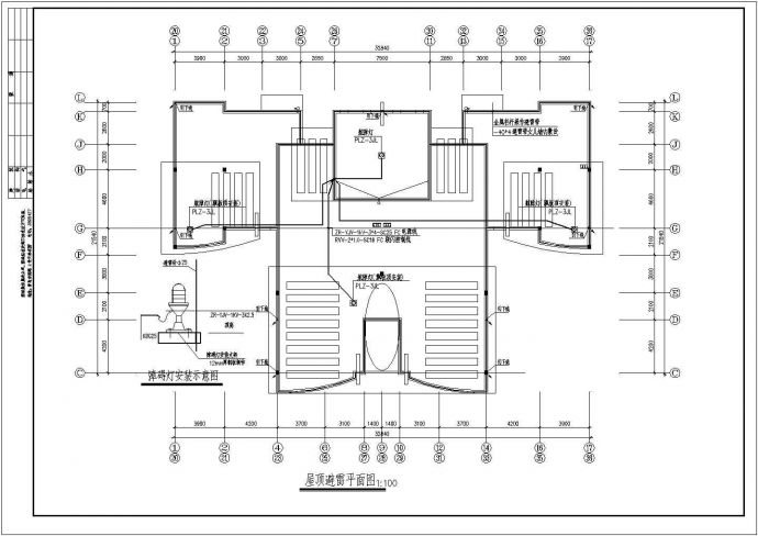 某高层公寓强电设计cad施工图纸_图1