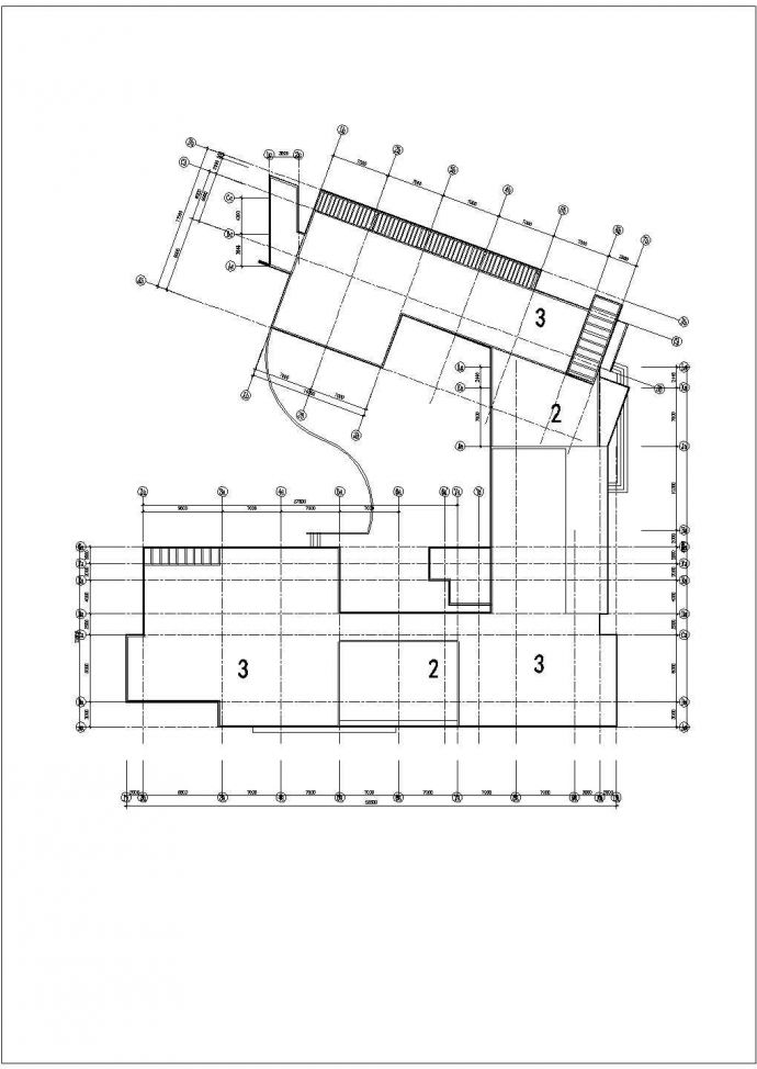 某学校化学实验楼建筑设计及施工图_图1