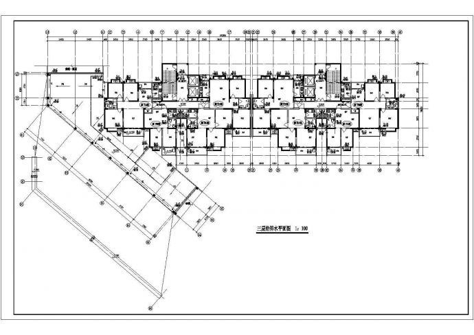 小区高档二十六层给排水设计施工图_图1